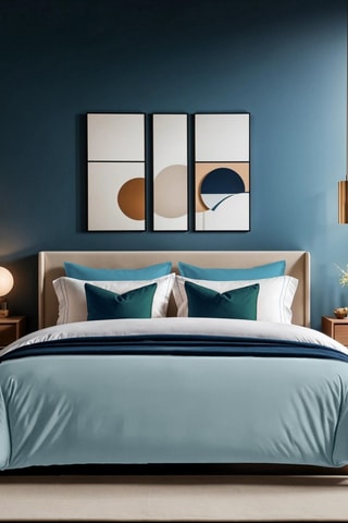 Copripiumino in cotone rinforzato 57 fili/cm² Tonne Mavie - Menta