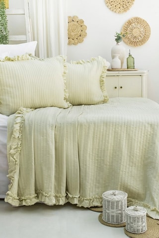 Conjunto de colcha - Verde