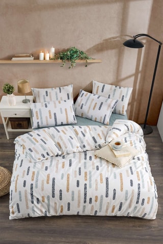 Conjunto de edredão em algodão 47 fios/cm² - Branco