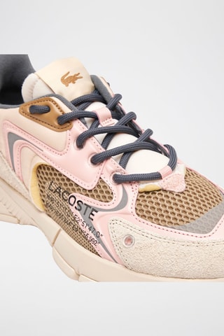 Baskets L003 Neo - Ecru et rose