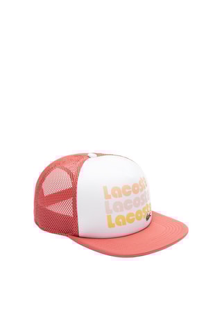 Casquette - Blanc et corail