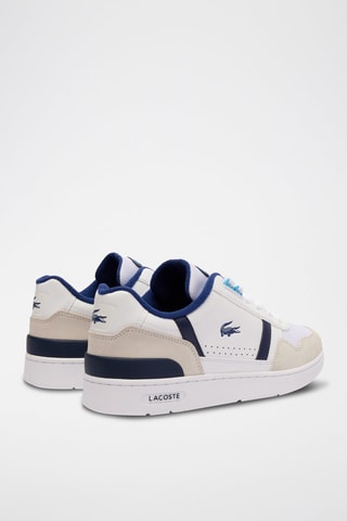 Baskets en cuir T-Clip - Bleu marine et blanc