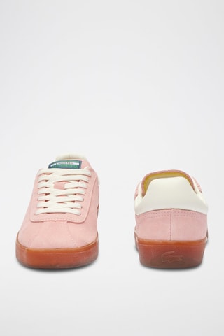 Baskets en nubuck Baseshot - Rose poudré