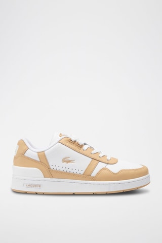 Baskets en cuir T-Clip - Blanc