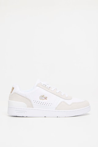 Baskets T-Clip - Blanc et beige