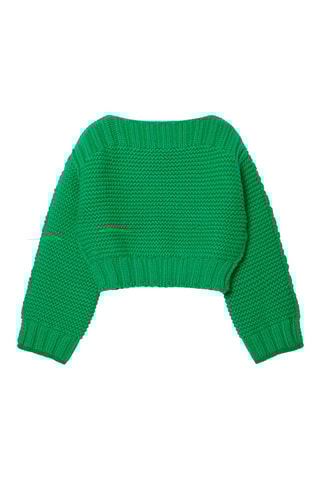 Pull en mérinos - Vert clair