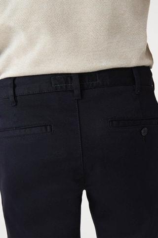 Pantalon slim en coton biologique - Bleu nuit