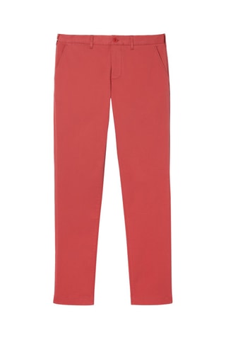 Pantalon slim en coton biologique - Rouge