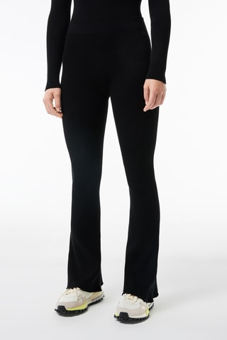 Legging flare taille haute - Noir