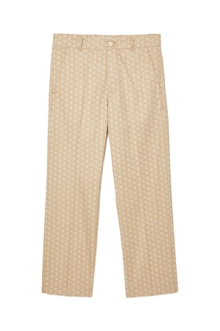 Chino straight en coton biologique - Beige