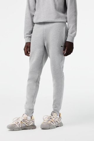 Pantalon de survêtement en coton biologique - Gris clair chiné