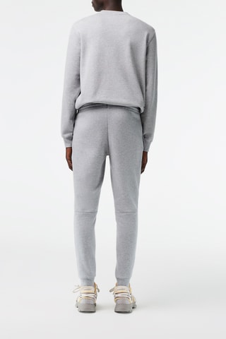 Pantalon de survêtement en coton biologique - Gris clair chiné