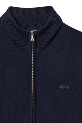 Veste en mérinos - Bleu marine