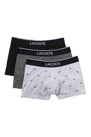 3 boxers - Noir et gris chiné