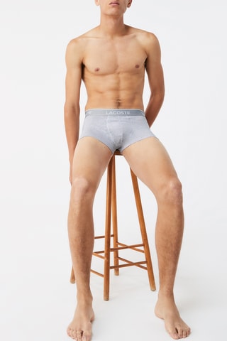 3 boxers - Noir, blanc et gris chiné