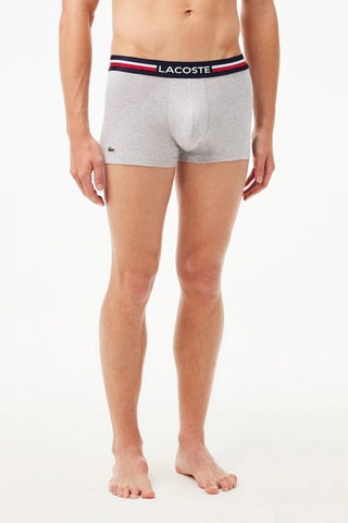 3 boxers - Bleu et rouge