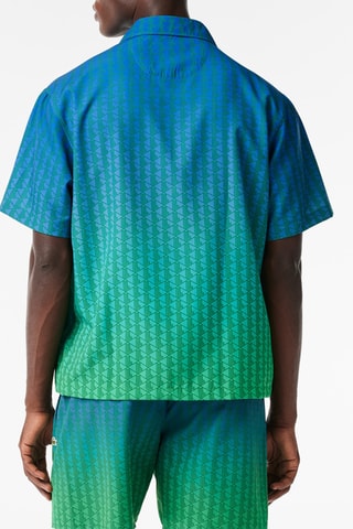 Chemise regular dip an dye - Bleu pétrole