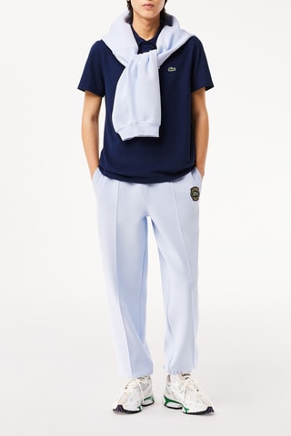 Polo regular en coton biologique - Bleu marine