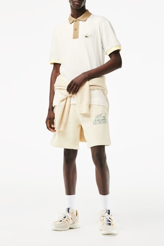 Polo classic fit en coton biologique - Ecru