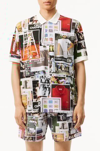 Polo loose fit - Blanc