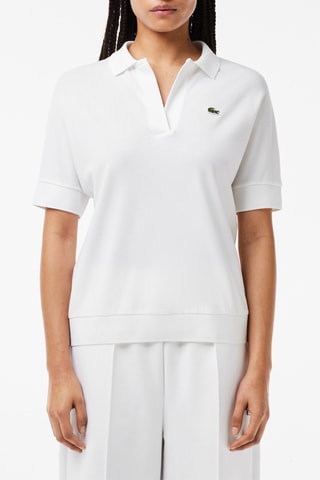 Polo relaxed - Blanc