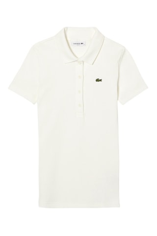 Polo slim en coton biologique - Blanc