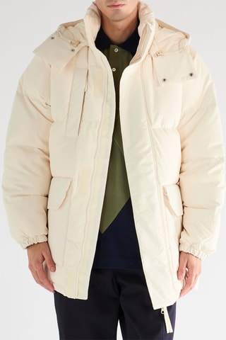 Doudoune à capuche - Ivoire
