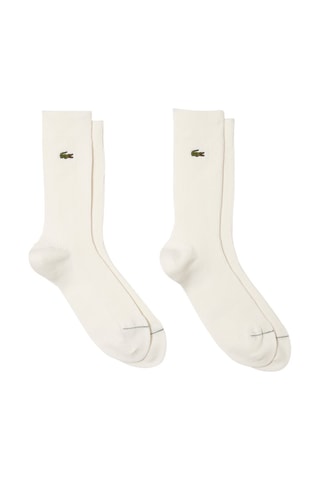 2 paires de chaussettes en coton biologique - Ecru