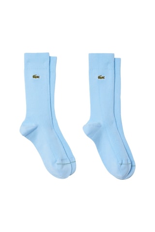 2 paires de chaussettes en coton biologique - Bleu clair
