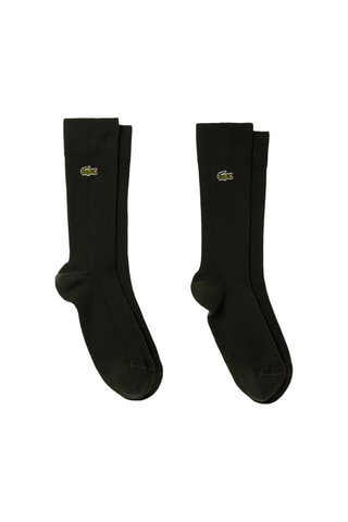 2 paires de chaussettes en coton biologique - Noir