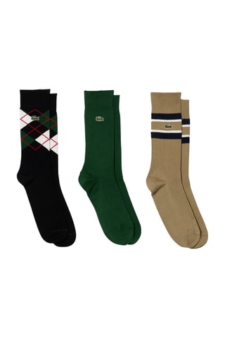 3 paires de chaussettes - Noir et marron