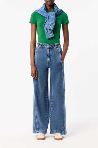 T-shirt en coton biologique - Vert clair