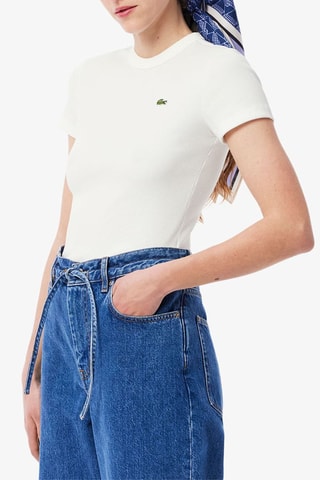 T-shirt en coton biologique - Ecru