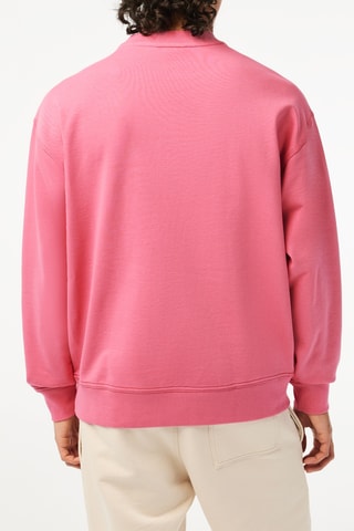 Sweat loose en coton biologique - Rose