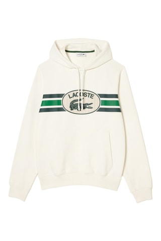 Sweat loose à capuche - Ecru