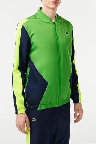 Veste et jogging regular Lacoste Tennis - Vert et jaune électrique