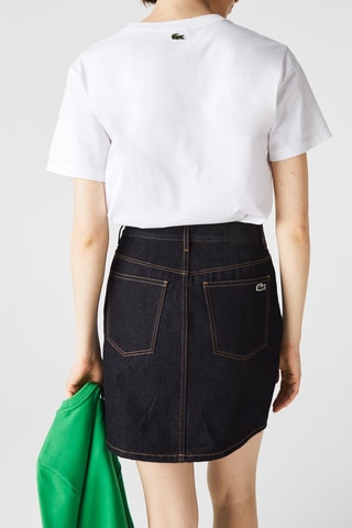 Jupe straight - Bleu