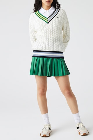 Jupe plissée - Vert foncé