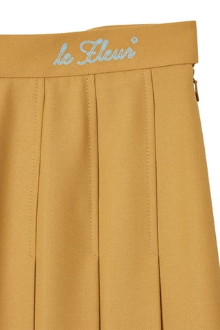 Jupe plissée - Camel