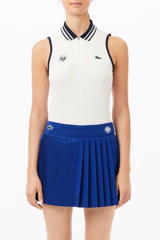 Jupe plissée Roland-Garros - Bleu cobalt