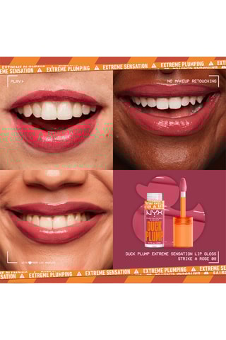 Gloss preenchedor - Strike a rose - 7 ml