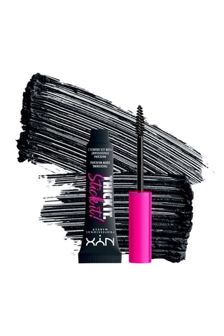 Máscara para sobrancelhas com cor espessante vegan 16 h Thick it Stick it - Black - 7 ml