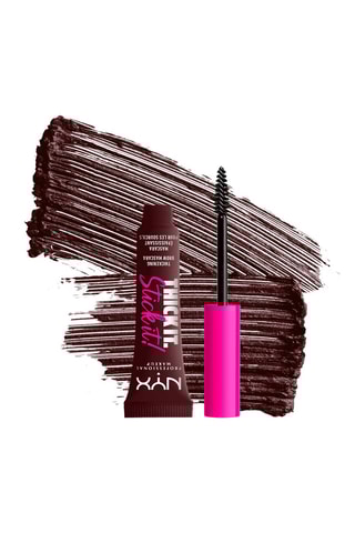 Máscara para sobrancelhas com cor espessante vegan 16 h Thick it Stick it - Espresso - 7 ml