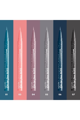 Waterproof vegan eyeliner 24 uur Epic Ink - Graphite Glitz - 1 ml
