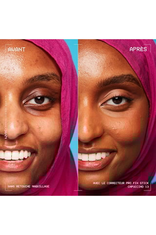 Anti-olheiras e corretor Pro fix stick - Castanho - 1,6 g