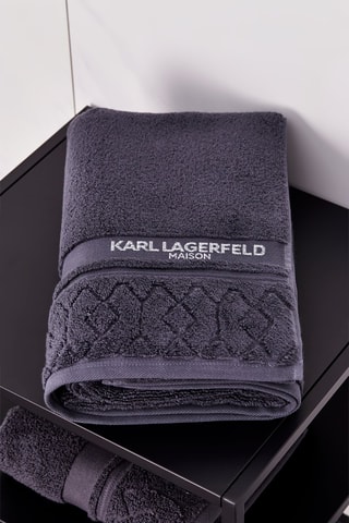 Telo doccia - Grigio - 70 x 140 cm