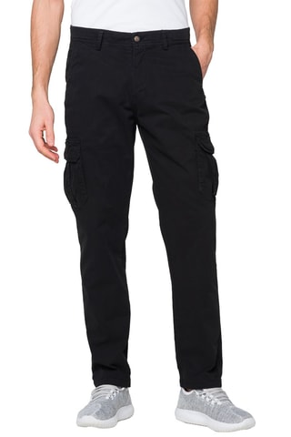 Pantalón cargo slim fit Jasper - Negro