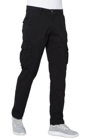 Pantalón cargo slim fit Jasper - Negro