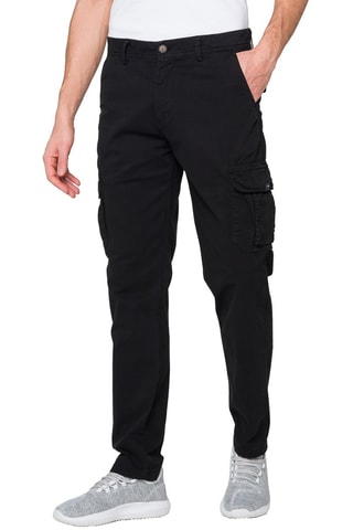 Pantalón cargo slim fit Jasper - Negro