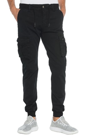 Pantalón cargo regular fit Arborek - Negro